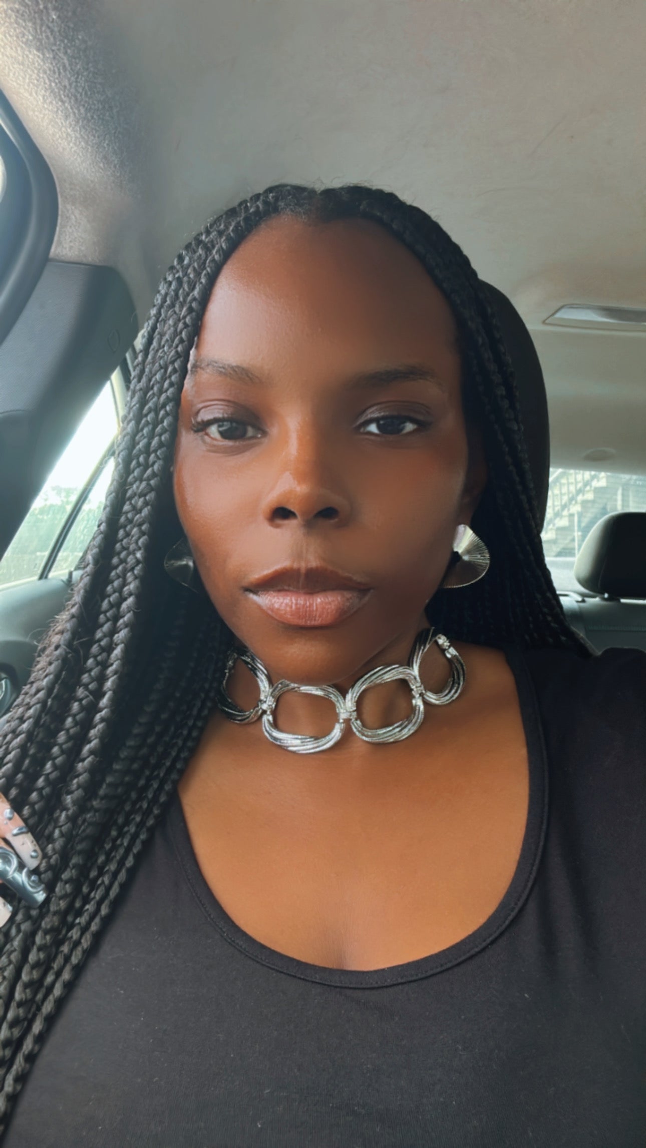 Hoop Choker Necklace