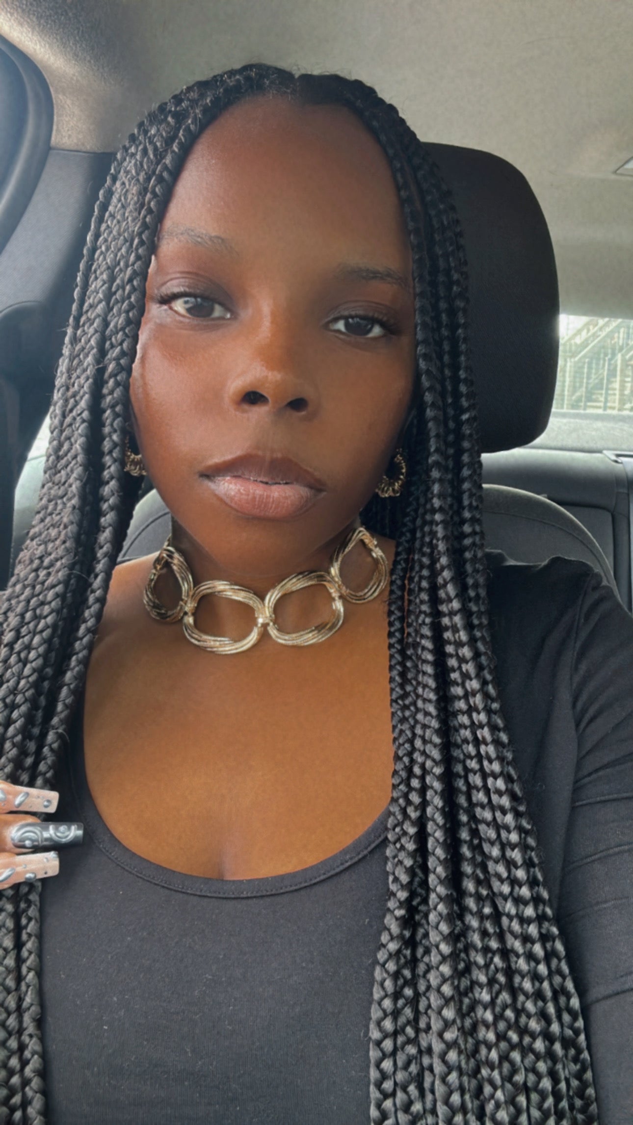 Hoop Choker Necklace