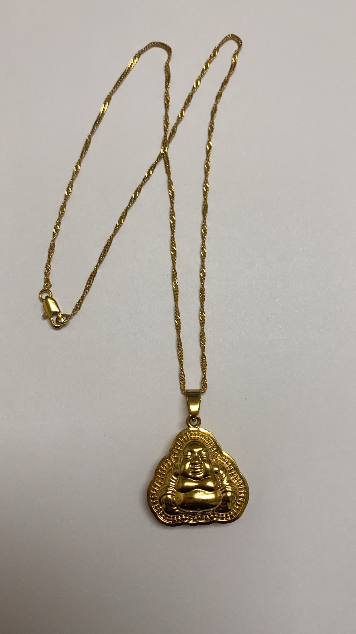 Gold Buddha Necklace